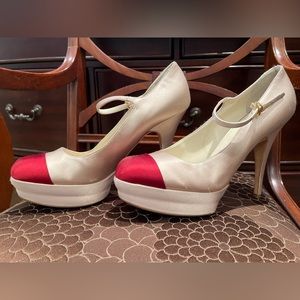 Miu Miu Satin Platform Mary Janes Sz 40.5 / US Sz 10.5